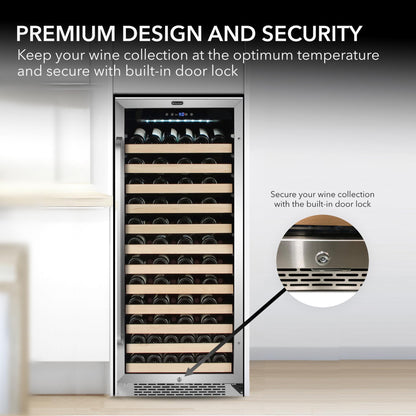 premium design and security for Whynter Wine Cooler Refrigerator