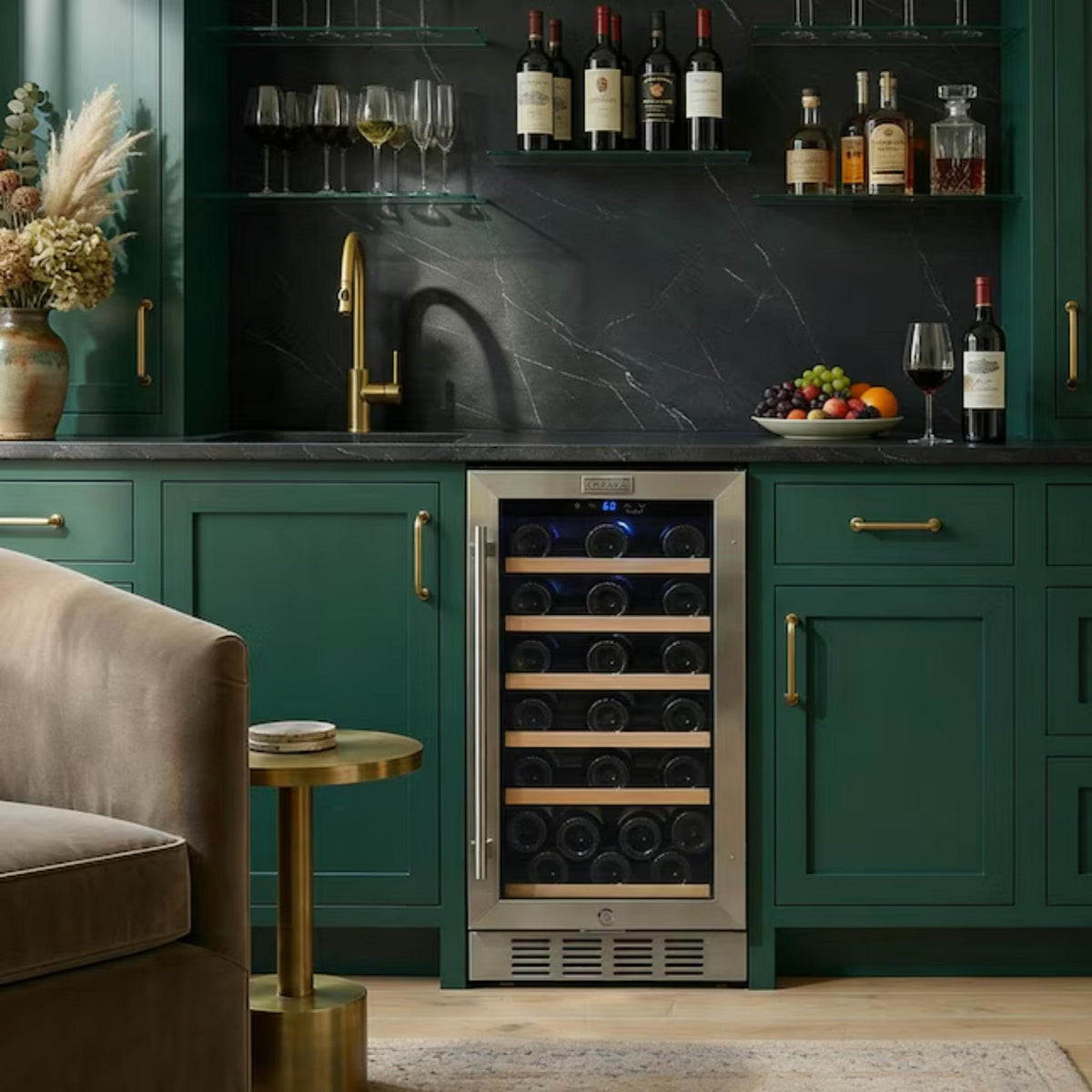 Empava 15 inch wine cooler fridge WC09S kitchen2