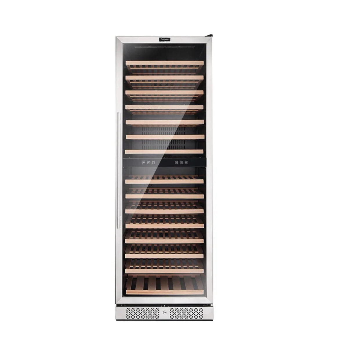 Empava 24-inch 160 Bottles Dual Zone Wine Cooler Refrigerator EMPV-WC08D Front2