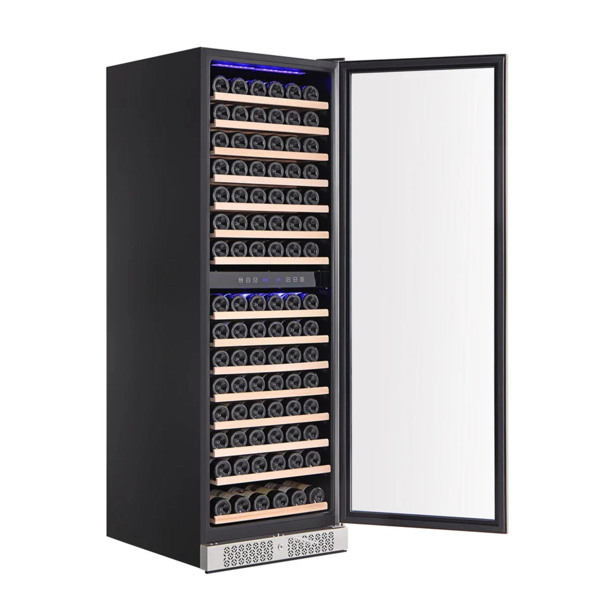 Empava 24-inch 160 Bottles Dual Zone Wine Cooler Refrigerator EMPV-WC08D Right Display2