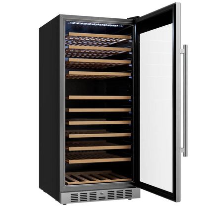 Empava 24-inch Wine Cooler Refrigerator 133 Bottles WC13S Interior