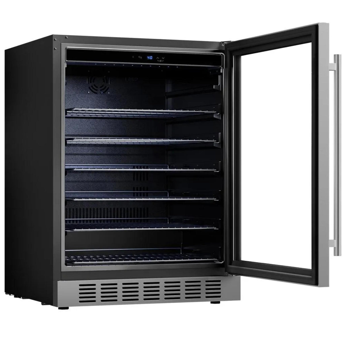 Empava 24 inch 140 Cans Beverage Cooler Refrigerator EMPV-BR06S interior