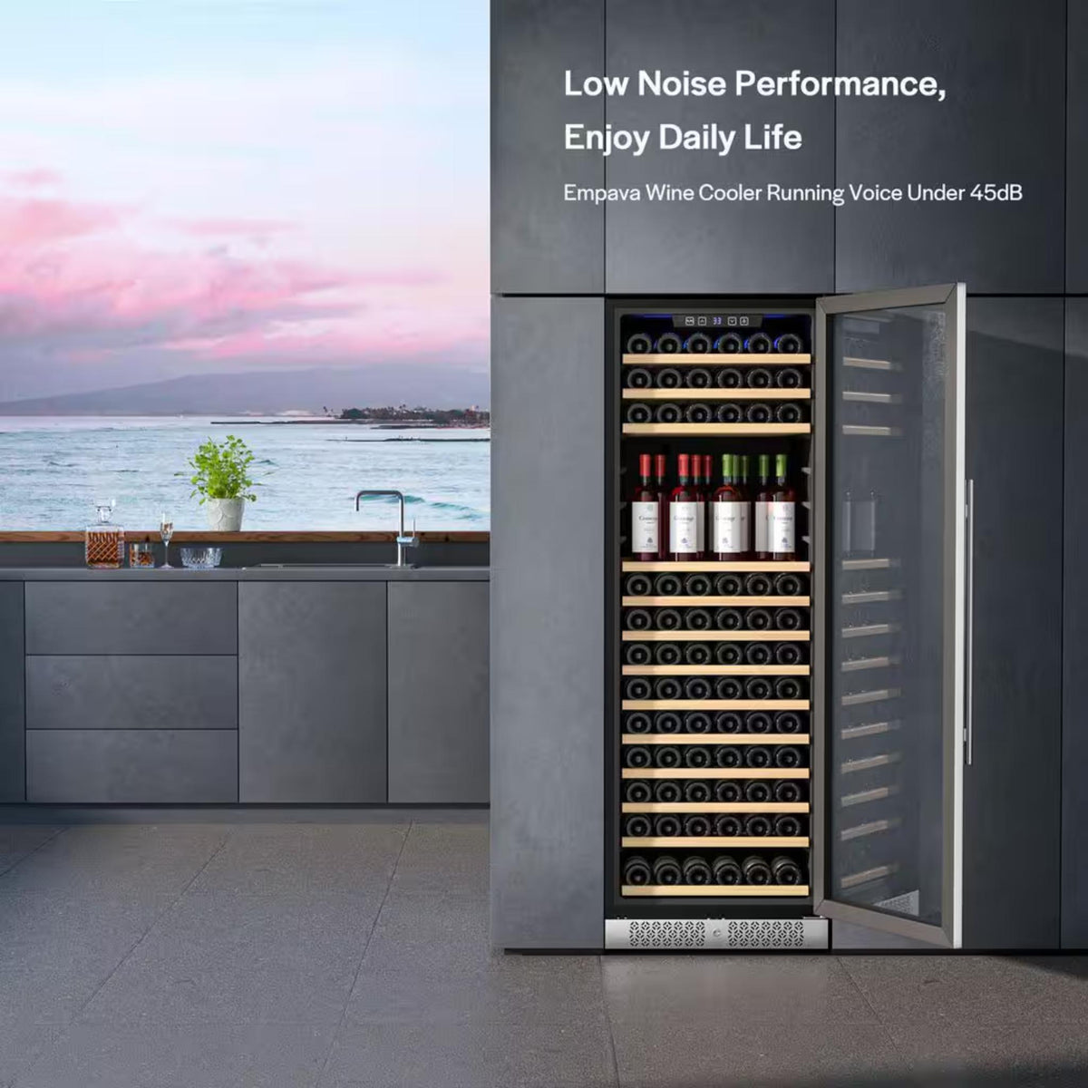 Empava_24_inch_Wine_Cooler_Refrigerator_EMPV-WC07S_Kitchen2
