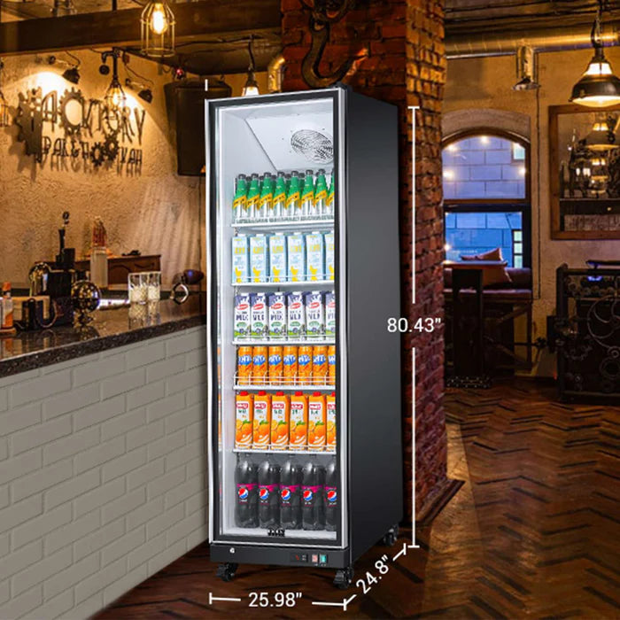 Madrid 26" Commercial Merchandiser 18.1 Cu.Ft Display Refrigerator