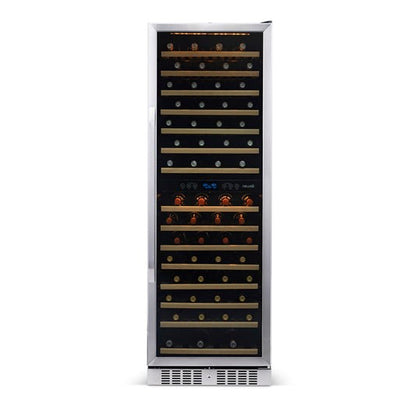 Nantes  160-Bottle Stainless Steel Wine Fridge - 29"