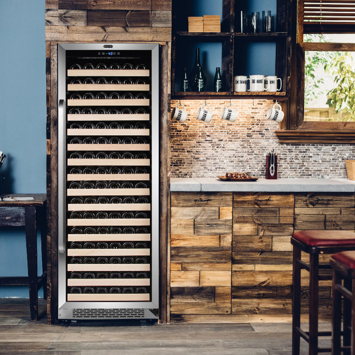Whynter 24" 166 Bottle Built-In Wine Cooler kitchen