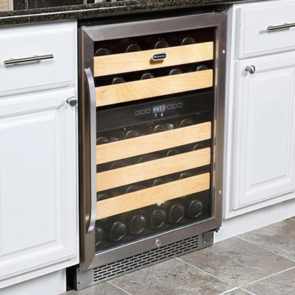 Whynter 24" BWR-462DZ 46 Bottle Dual Zone Wine Cooler Refrigerator Kitchen