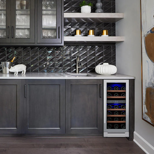 Marseille 46-Bottle 15” Dual Zone Wine Cooler