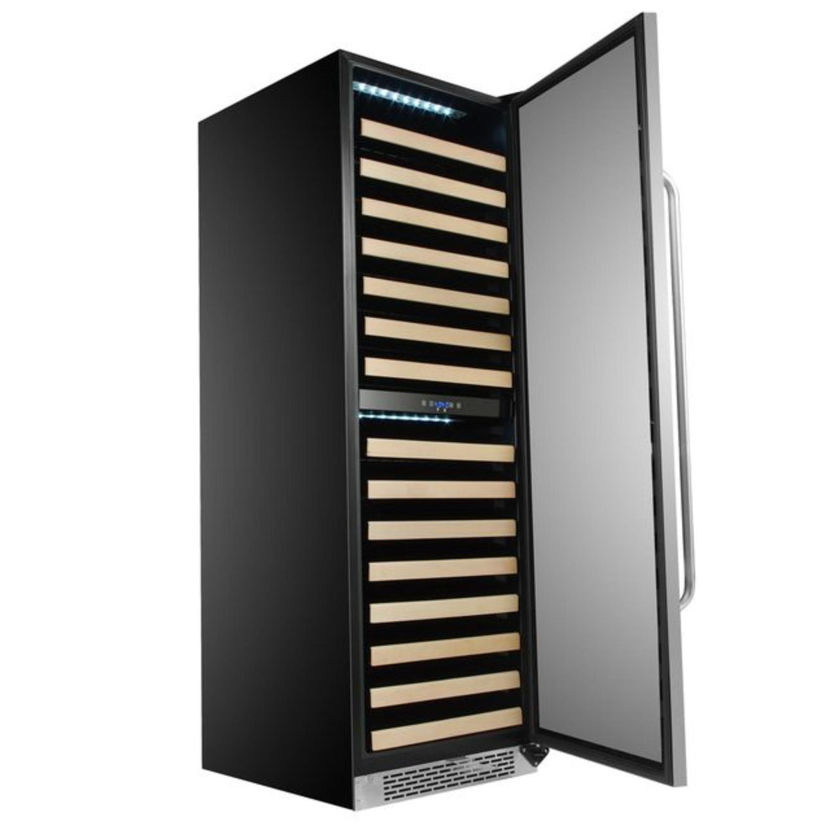 Whynter 24-inch 164 Bottle Built-In/Freestanding Dual Zone Wine Cooler Refrigerator