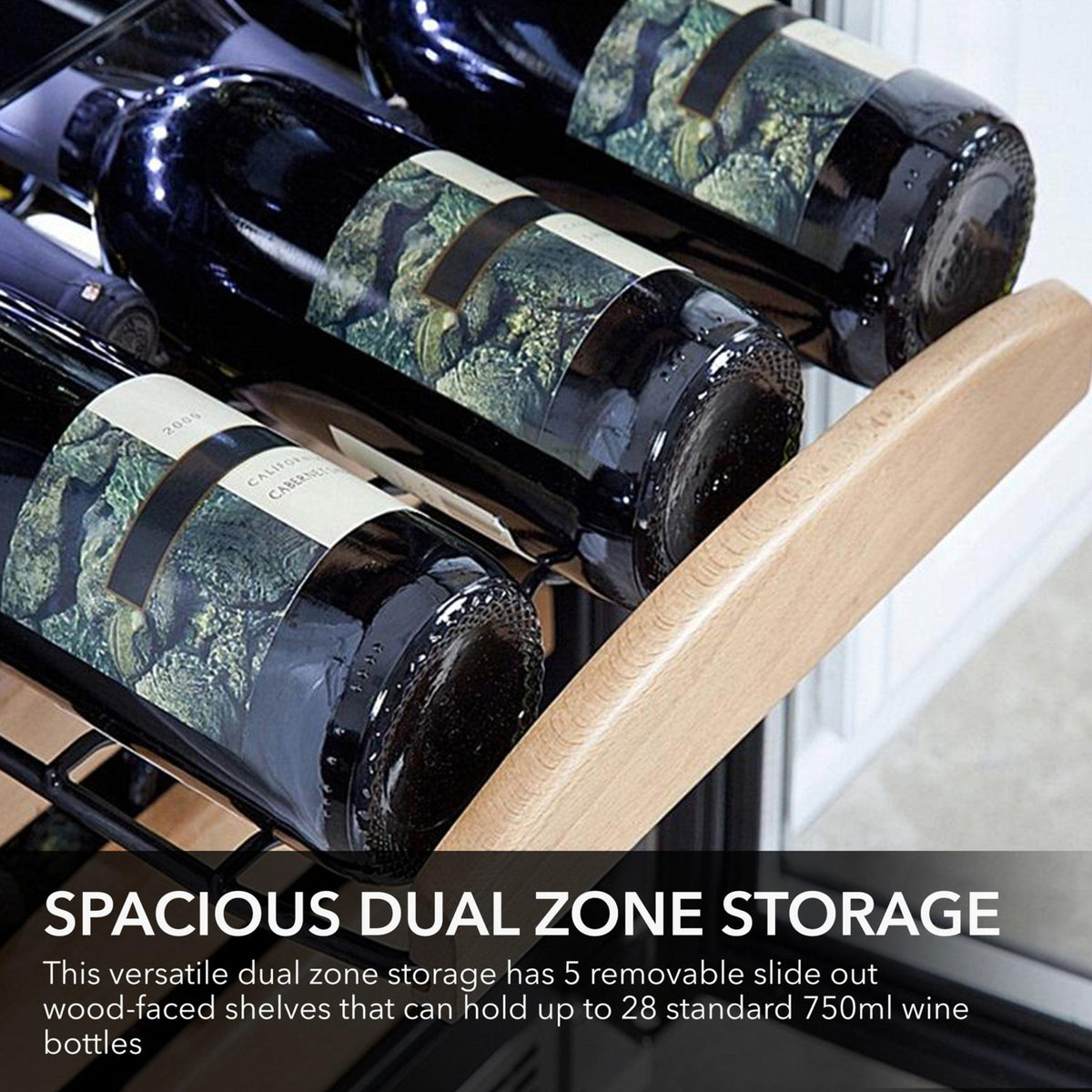 whynter-BWR-281DZ-28-bottle-wine-cooler-Dual-Zone-Shelves