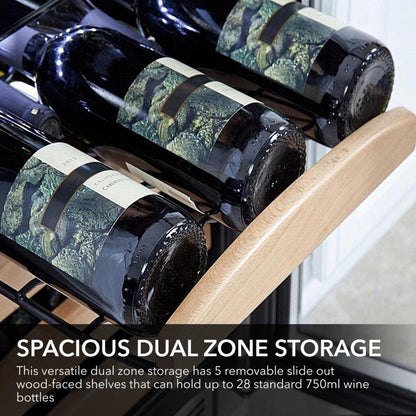 whynter-BWR-281DZ-28-bottle-wine-cooler-Dual-Zone-Shelves